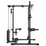 ATX® Latzug-Anbauoption - 100 kg Steckgewichte seitliche Ansicht
