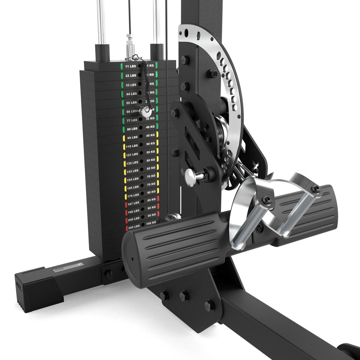 ATX® Latzug und Ruderzug - 115 kg Steckgewichte Rudergriff
