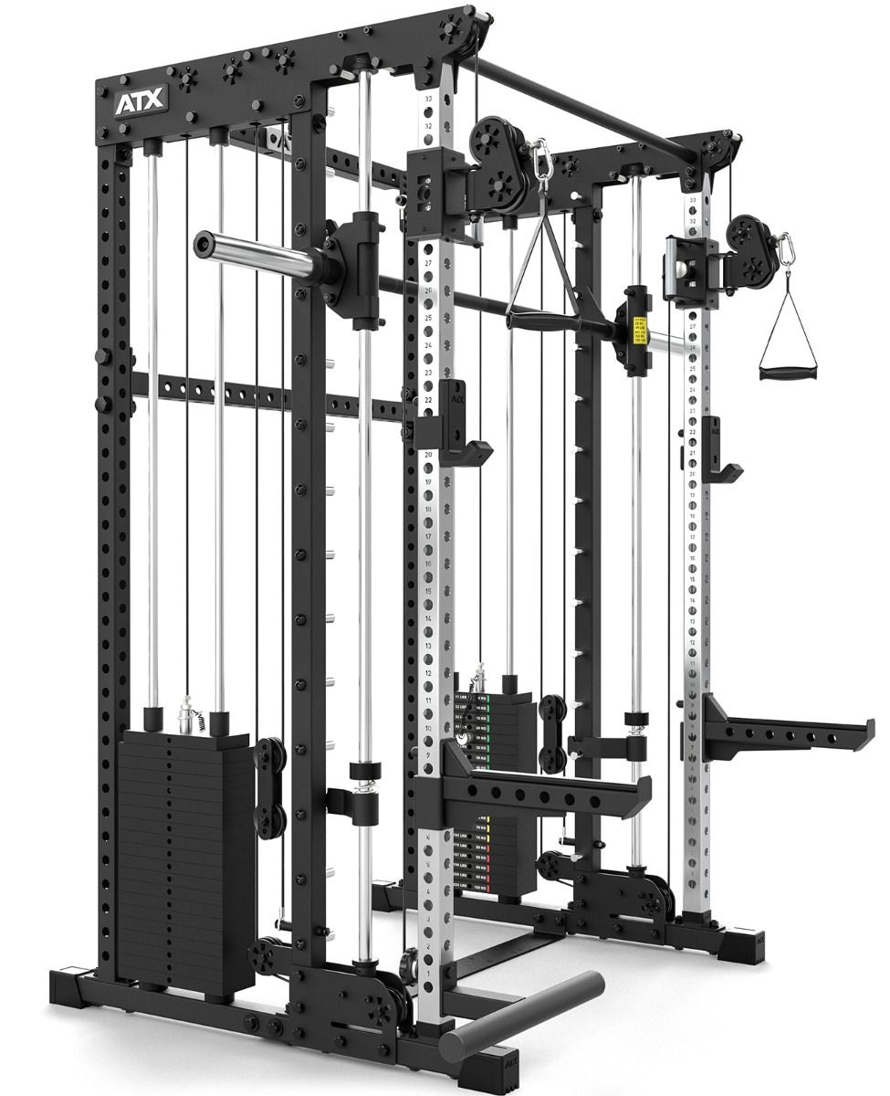 ATX® Multi Smith Rack - Höhe 195 cm - 2 × 100 kg seitliche Ansicht