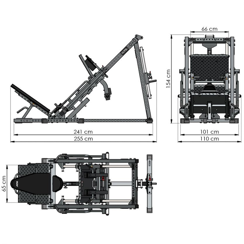 ATX® leg press Hackenschmidt Combo 4inONE