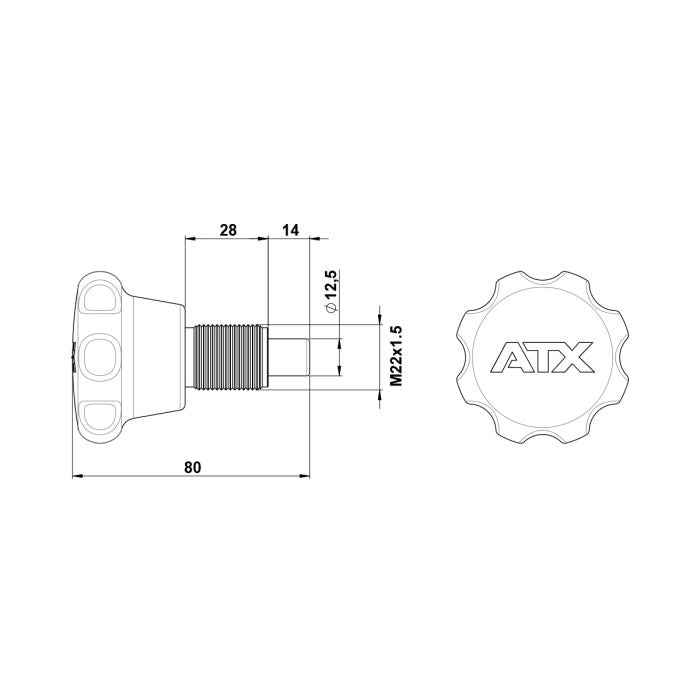 ATX® locking bolt