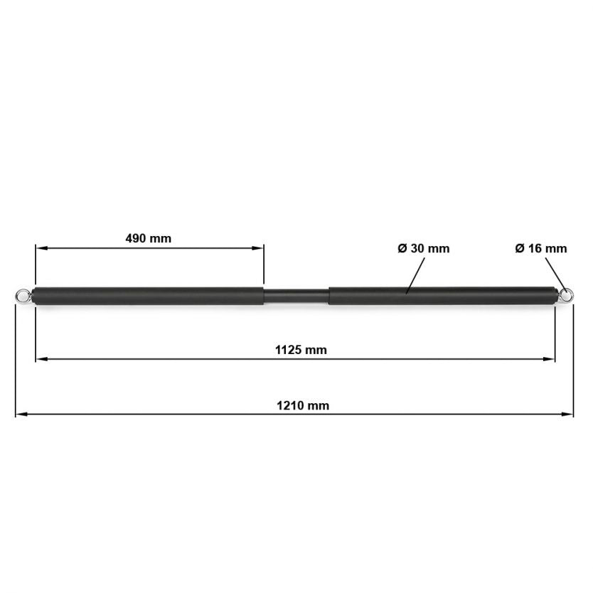 Universal Cross Bar with eyelets