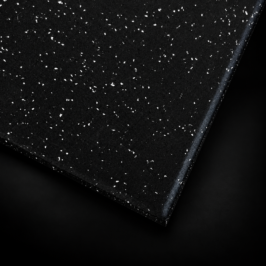 Bodenschutzmatte Stardust 5% EPDM Overlayer 1000 x 1000 x 15 & 20 mm