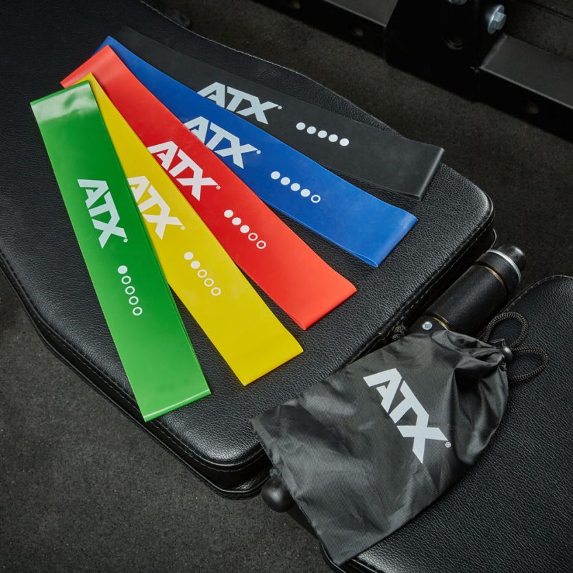 ATX® Mini Loop bands in 5 strengths