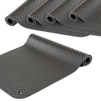 Professional black gymnastics mat set - 5 pieces
