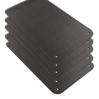 Professional black gymnastics mat set - 5 pieces