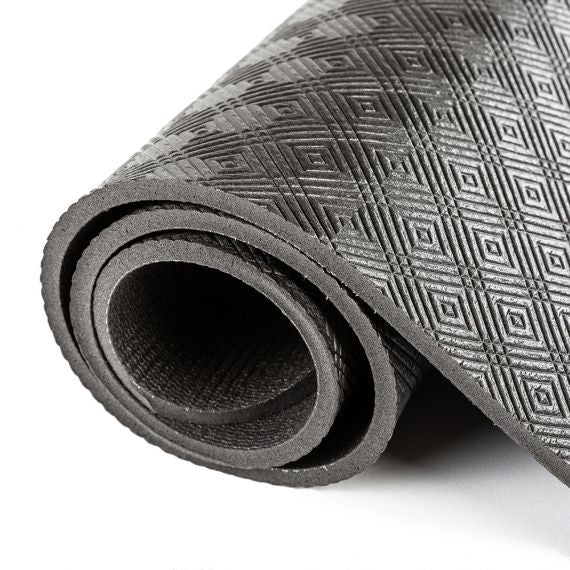 Professional black gymnastics mat set - 5 pieces